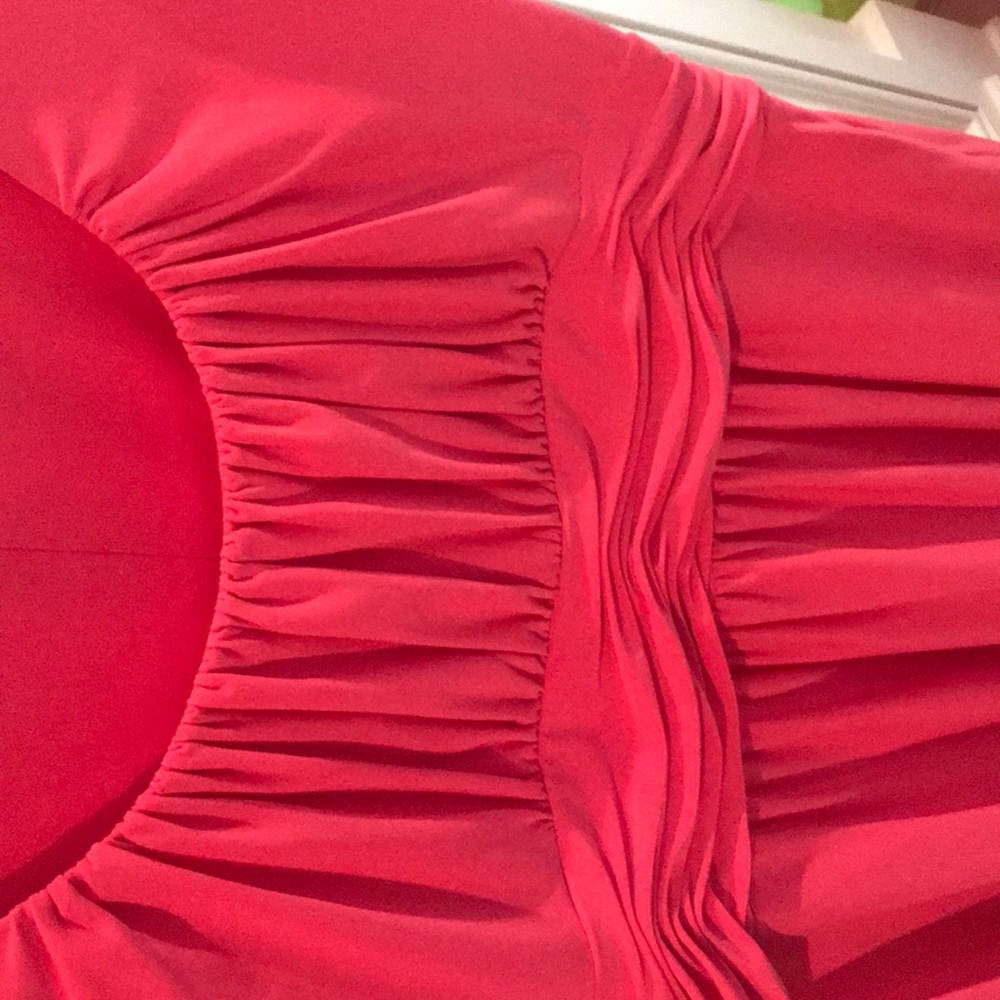 Casual dress in hot pink